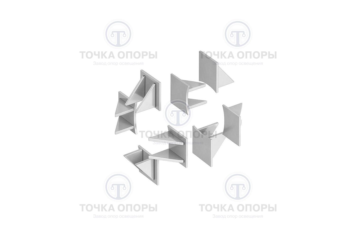 Опоры неподвижные четырехупорные ТС-661.00.00 СБ