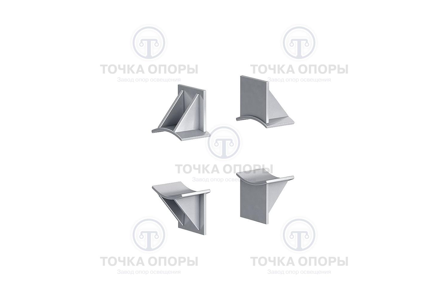 Опоры неподвижные двухупорные усиленные ТС-662.00.00 СБ