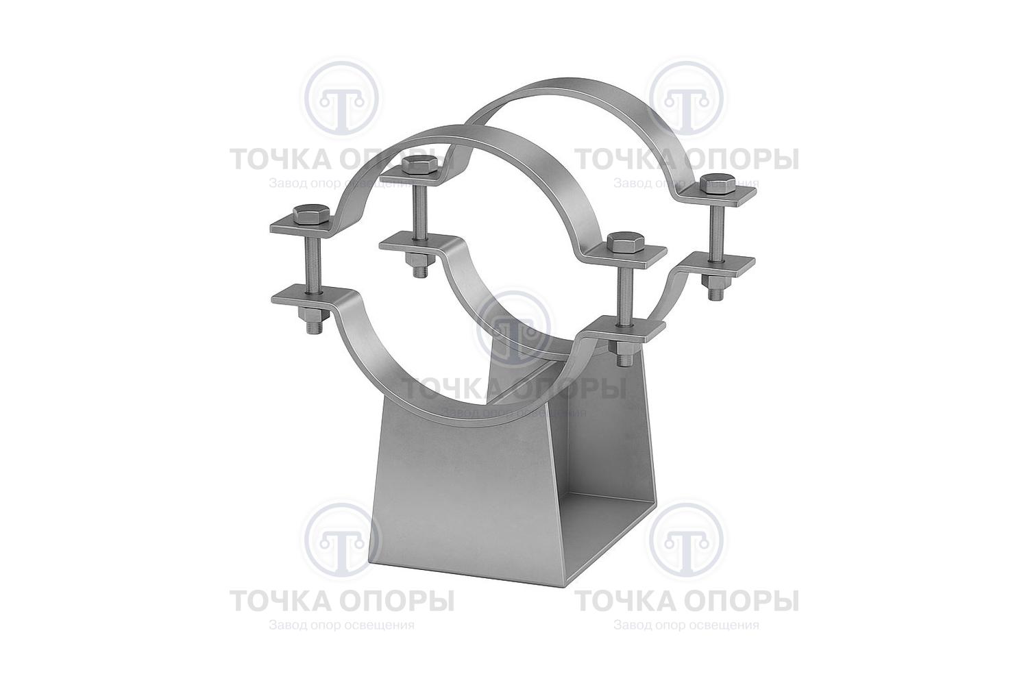 Скользящие хомутовые опоры для надземной прокладки и в канале 313.ТС-008.010
