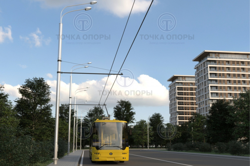 Опора контактной сети ТФГ-700-10,0-01