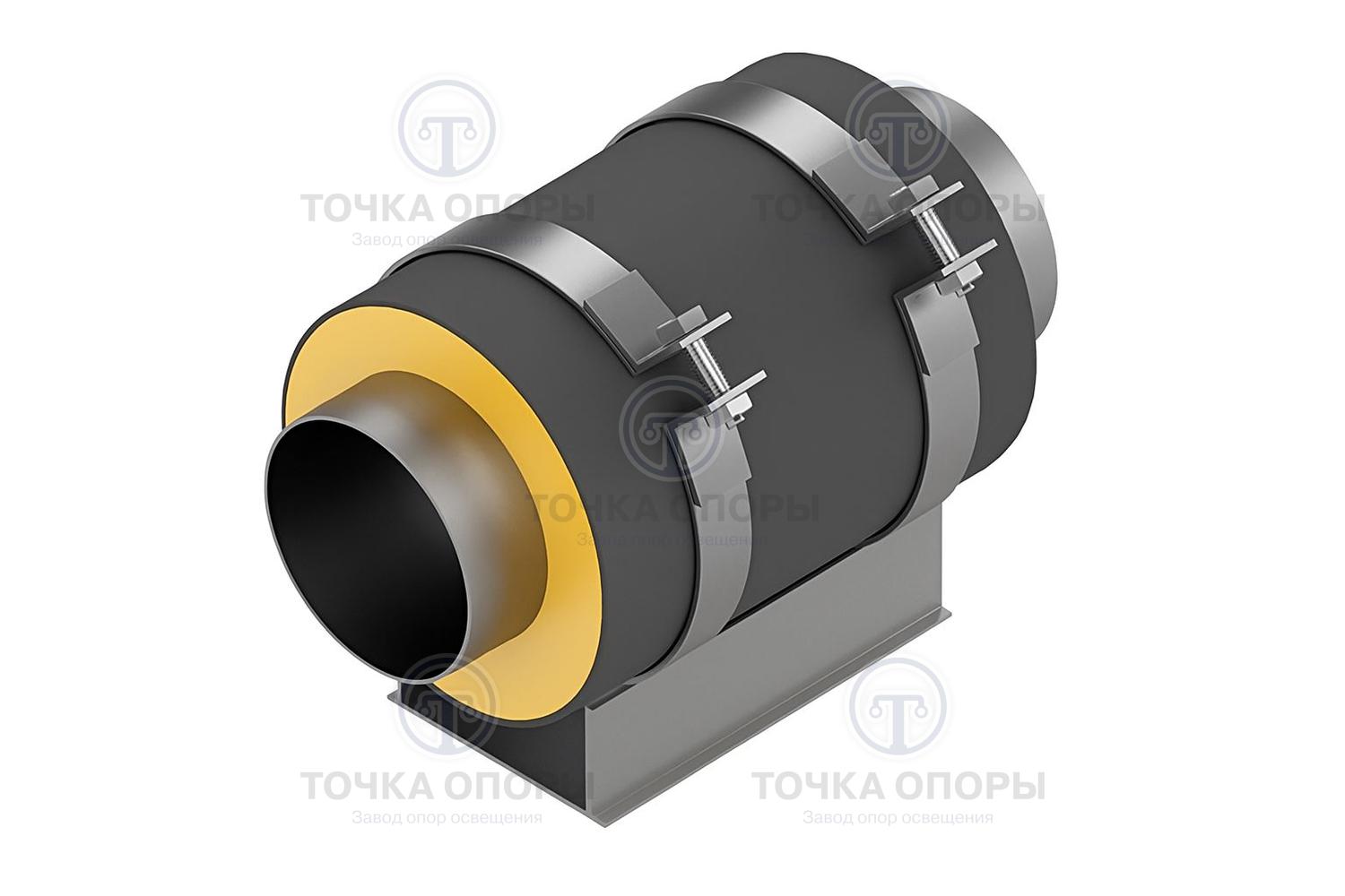 Скользящая опора СПО 108/180.200 подкладная для труб в ППУ