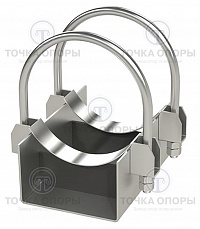 Опоры хомутовые скользящие удлиненные МН 4012-62