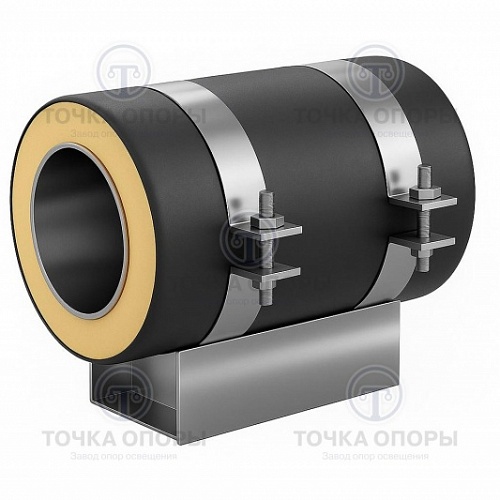 Скользящая опора СПОн 219/315.100 подкладная надземная для труб в ППУ