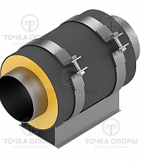 Скользящая опора СПО 159/315.150 подкладная для труб в ППУ