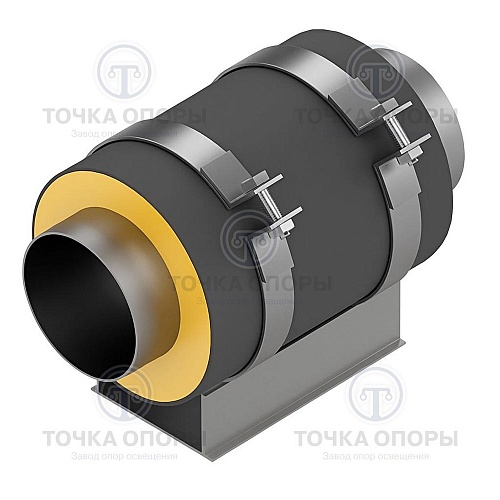Скользящая опора СПО 57/125.100 подкладная для труб в ППУ