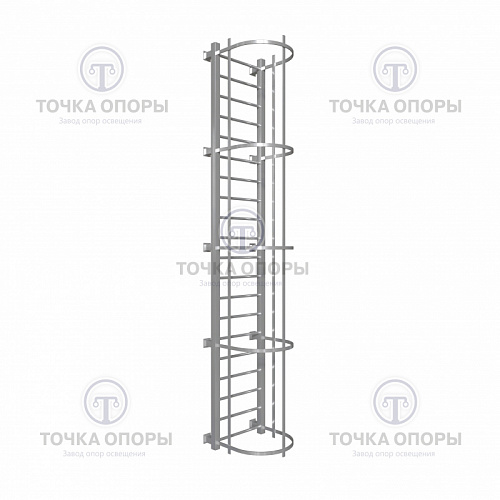 Лестница с ограждением