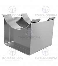 Опоры приварные скользящие удлиненные МН 4009-62