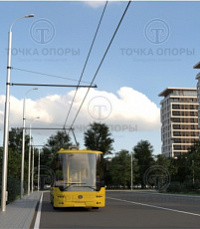 Опора контактной сети ТП-2500-9,0/11,5-01